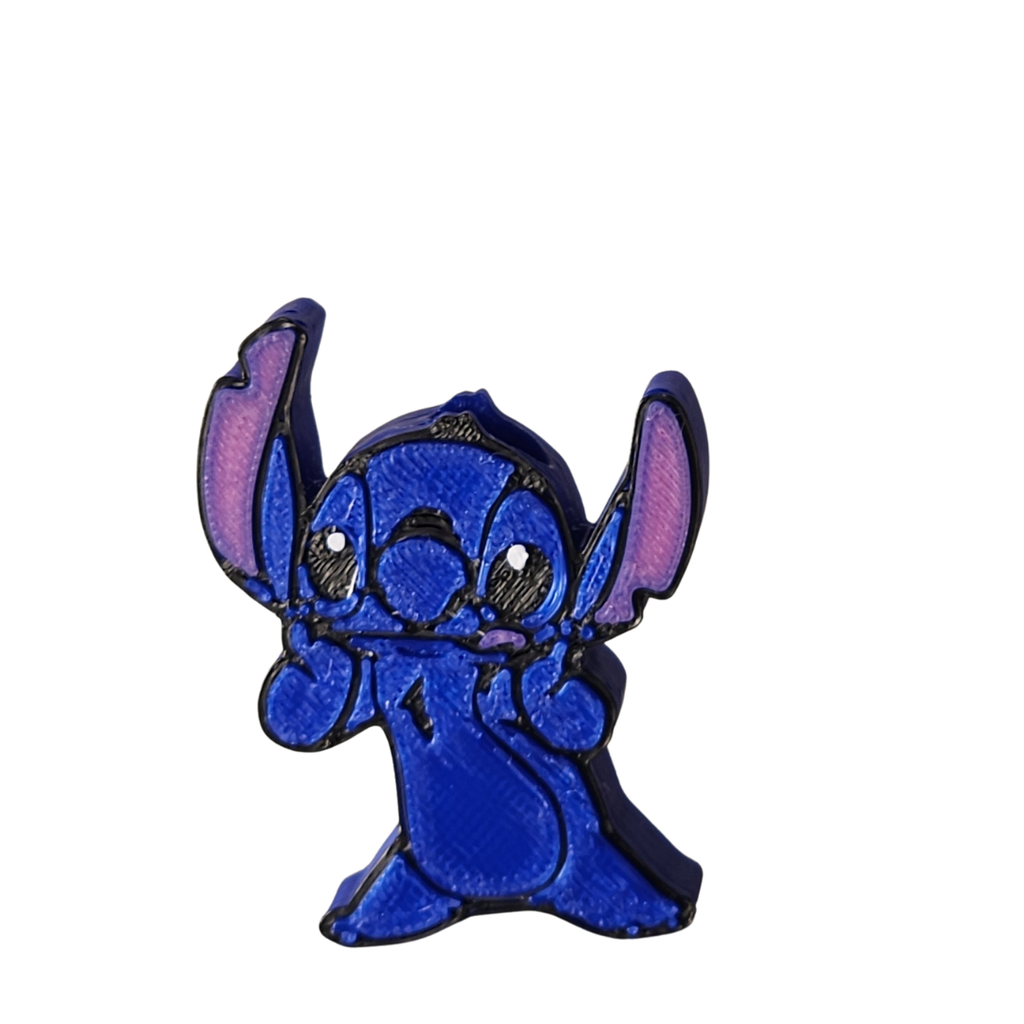 “Character Straw Topper – Cute Blue Tumbler Accessory (8 mm & 10 mm Sizes)”