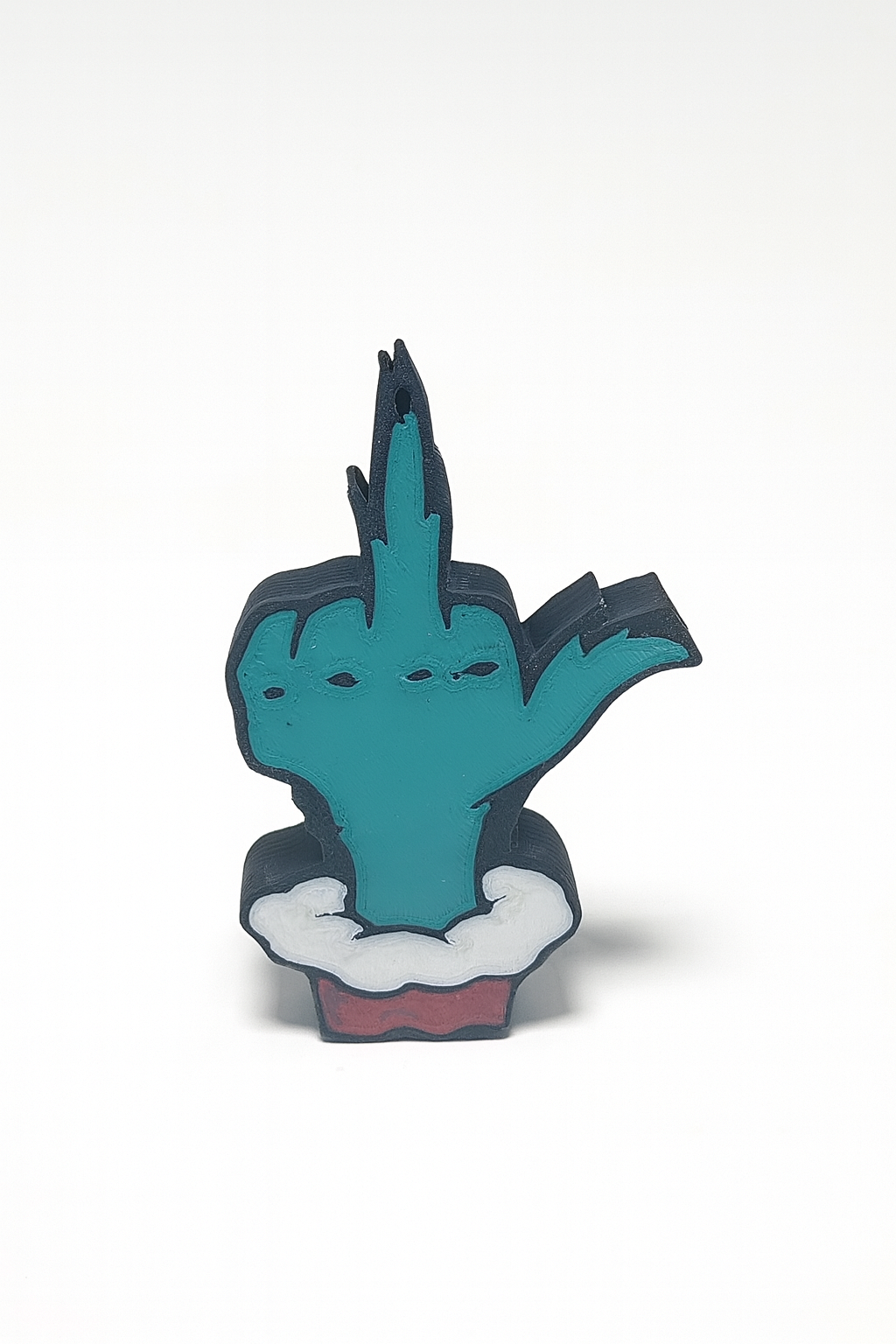 Grinch Middle Finger Straw Topper – Funny Christmas Tumbler Accessory (8 mm & 10 mm Sizes