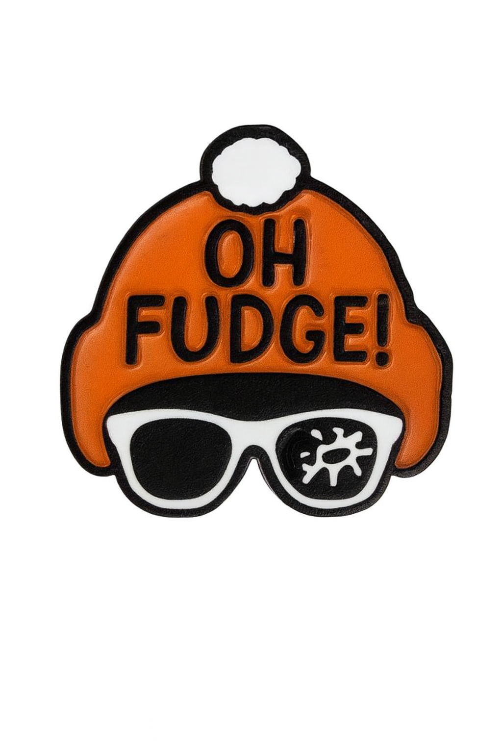Oh Fudge! Holiday Straw Topper – Funny Christmas Tumbler Accessory (8 mm & 10 mm Sizes)