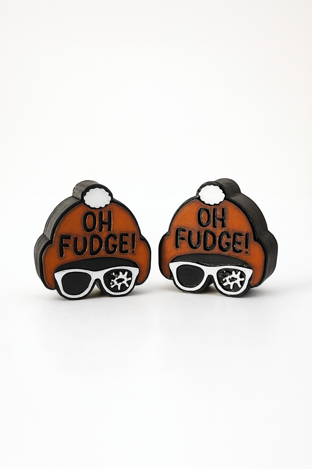 Oh Fudge! Holiday Straw Topper – Funny Christmas Tumbler Accessory (8 mm & 10 mm Sizes)
