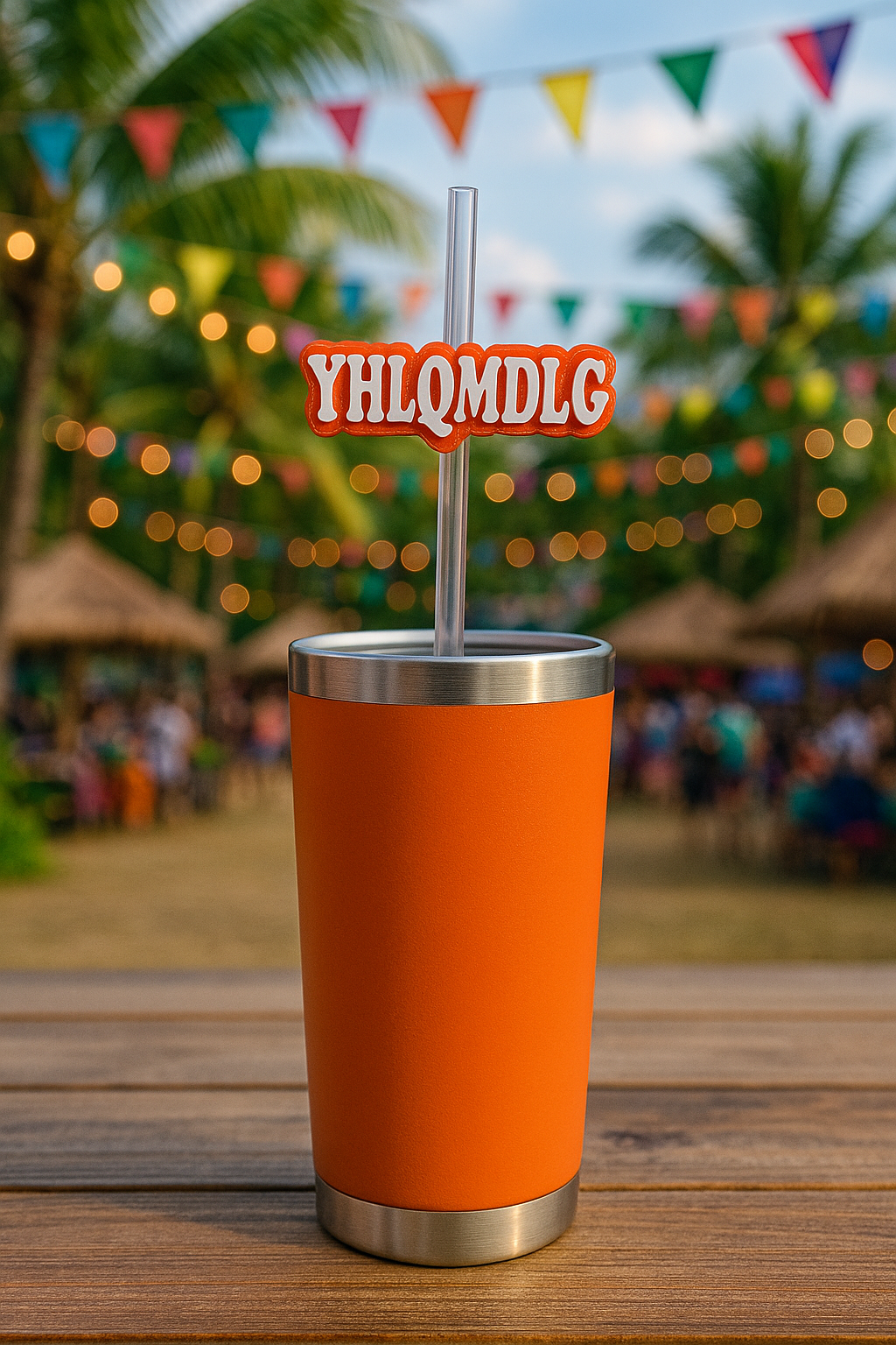 YHLQMDLG Straw Topper – Yo Hago Lo Que Me Da La Gana Tumbler Charm (8 mm & 10 mm Sizes