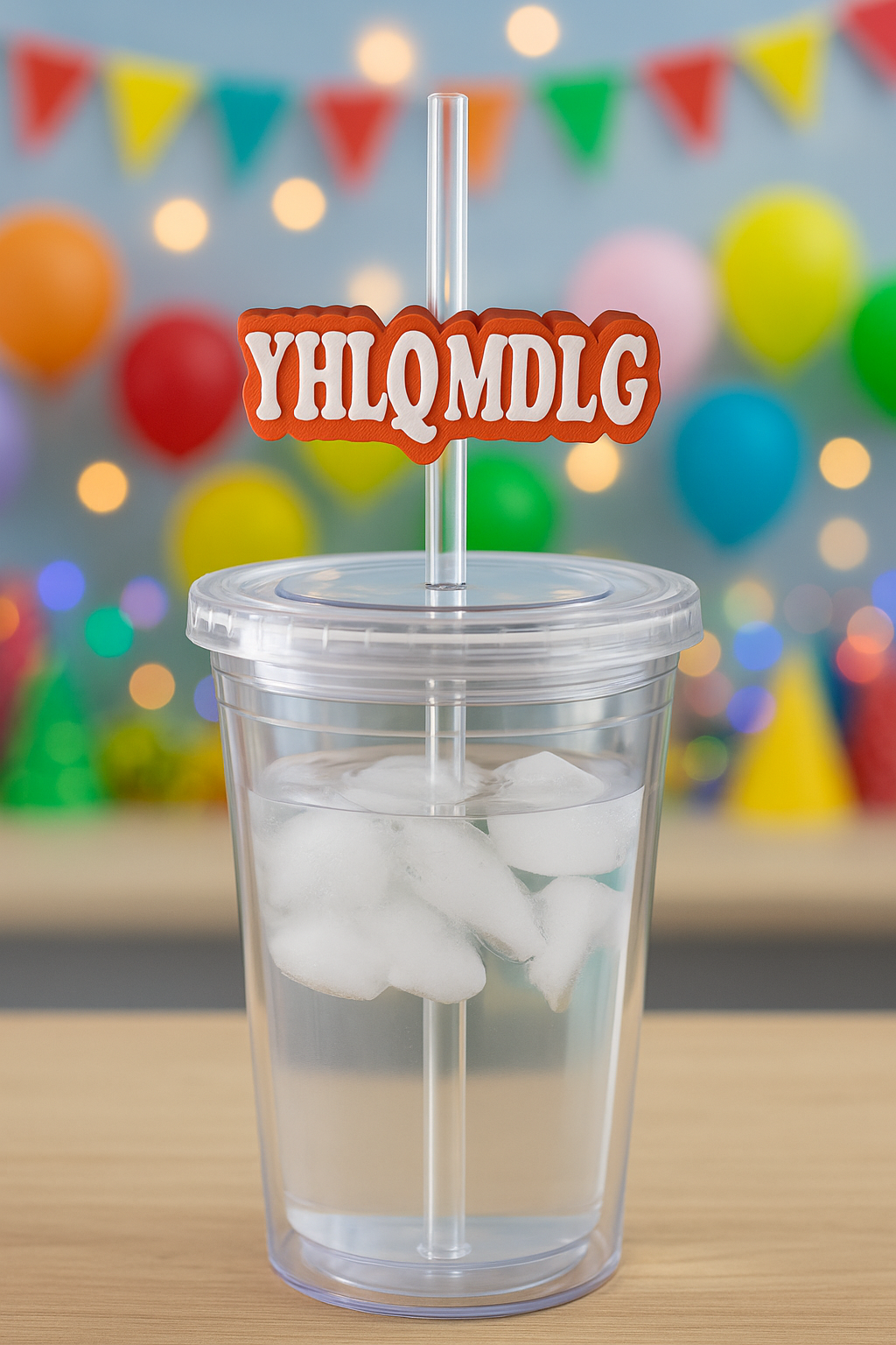 YHLQMDLG Straw Topper – Yo Hago Lo Que Me Da La Gana Tumbler Charm (8 mm & 10 mm Sizes