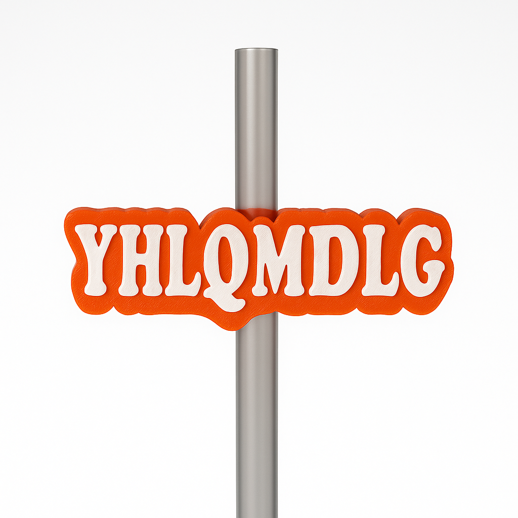 YHLQMDLG Straw Topper – Yo Hago Lo Que Me Da La Gana Tumbler Charm (8 mm & 10 mm Sizes